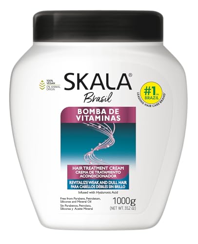 SKALA Brasil Vitamin Hair Treatment Cream - 35.2 oz Nourishing Hair Mask