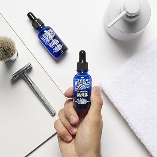 Johnny's Chop Shop Men's Facial Conditioning Beard Oil, Smooth Blend, Natural Oils, Pre/Post Shave 1.01 fl oz (Pack of 1)