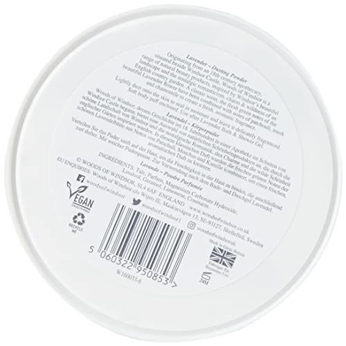 Woods of Windsor Lavender Body Dusting Powder 3.5oz with Puff