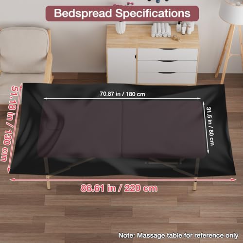 Noverlife Waterproof Massage Table Sheet - Reusable PVC Waxing Mat (87x51 in)