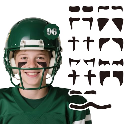 96 Pairs Eye Black Stickers for Sports & Parties