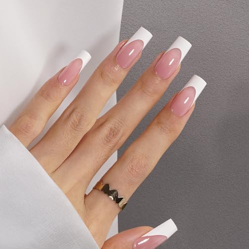 Canvalite French Tip Press On Nails - 300 Pcs