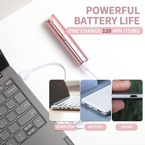 Portable Painless Facial Hair Remover for Women with 4 Heads
