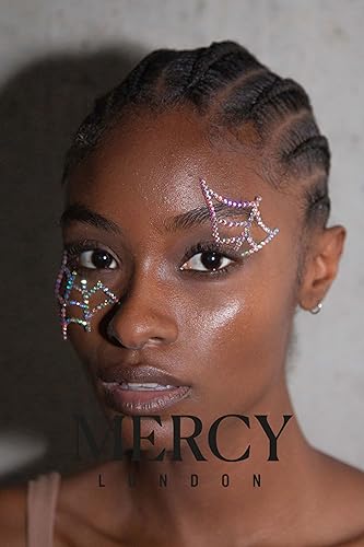 Crystal Spiderweb Face Jewel - Festival & Halloween Makeup Gem