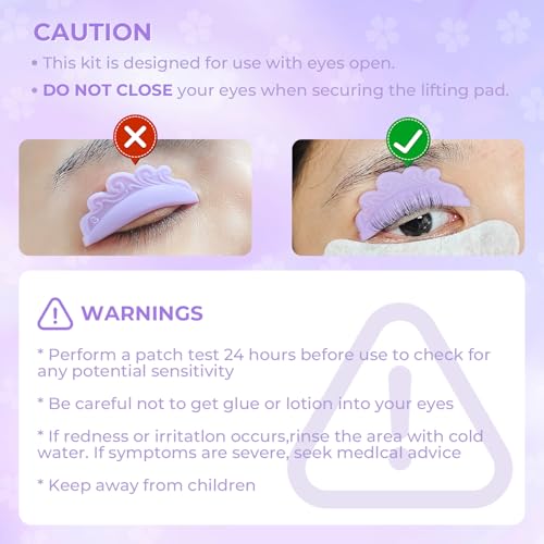 PERMANIA Lash Lift Kit - DIY Eyelash Perm with Open Eyes