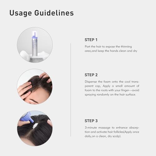 KINTOR KX-826 Hair Growth Foam for Women - 60ml DHT Blocker