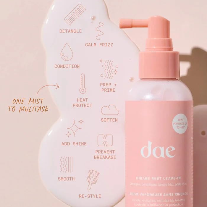 DAE Mirage Mist Leave-In Conditioner | Heat Protection 450F