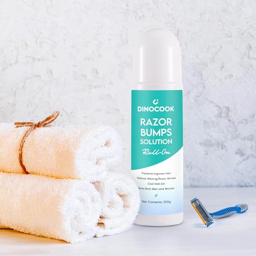 Razor Bumps & Ingrown Hair Treatment Serum for Face, Bikini, Underarm - Dinocook