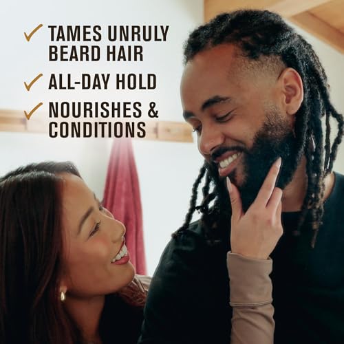 Every Man Jack Sandalwood Beard Balm - Moisturize, Strengthen And Style Your Beard w/Medium Hold - Made w/Naturally Derived Ingredients like Candelilla Wax and Shea Butter - 2 oz - 2 Pack