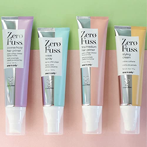 one 'n only Zero Fuss Wave Spray, Lightweight, Creates Separation and Texture with No Sticky Feel, Matte Finish, Non-Drying Designed to Create Volume, 4 Fl. Oz