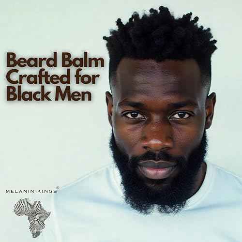 Melanin Kings Beard Balm for Black Men | 3 oz | Ancient African Ingredients | Specialized formula for black men s Kenyan Sandalwood Scent