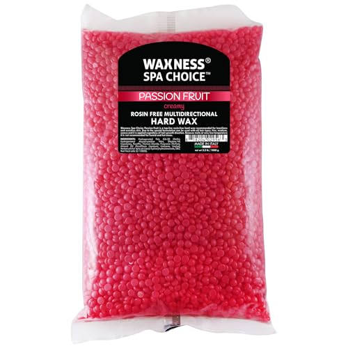 Waxness Spa Choice Rosin Free Multidirectional Hard Wax Passion Fruit 2.2 lb / 1 kg
