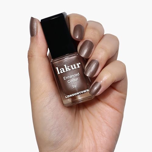 LONDONTOWN Lakur Nail Polish - Nude & Brown, Long-Lasting