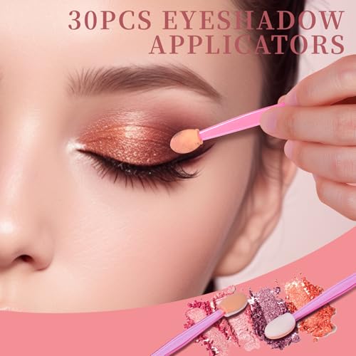 Disposable Makeup Applicator Kit with Mascara Wands & Eyeshadow Brushes - 310 pcs