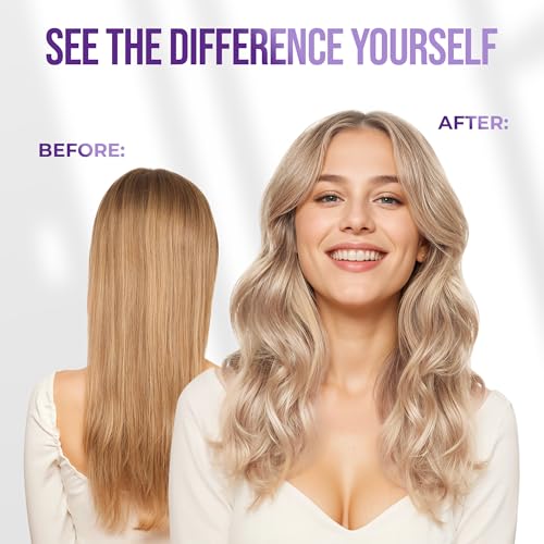 Purple Hair Mask for Blonde & Bleached Hair | 2-in-1 Keratin Toner