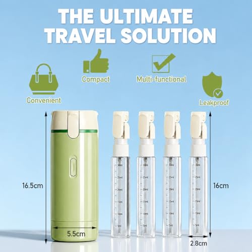 4-in-1 Leakproof Travel Dispenser Bottles Set | 30ML Refillable