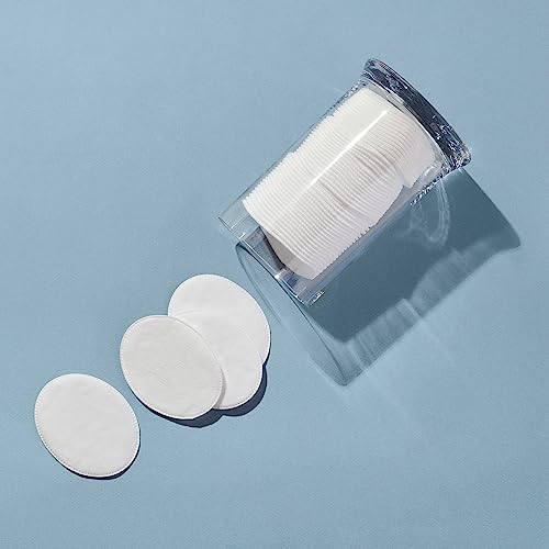 Diane Multi-Layer Cotton Ovals, 100 Count, 100% Pure Cotton, Premium, Hypoallergenic, Biodegradable, Strong and Durable Makeup and Nail Polish Removal Wipes