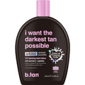 B.TAN UV Tanning Bed Lotion - x4000 Intensifiers, 12 fl oz