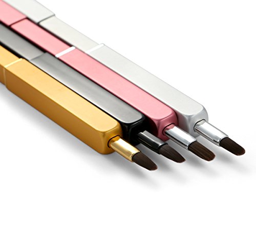 Retractable Lip Brush Applicator - Professional Lipstick Gloss Makeup Tool