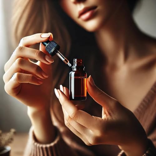 4-Piece Amber Glass Dropper Bottles (1ml, 2ml, 3ml, 5ml)