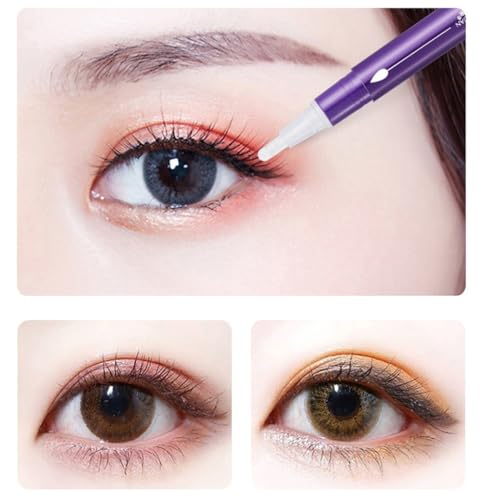 Invisible Double Eyelid Pen Glue - Long Lasting Cream for Natural Eyes