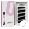Curacoro 13mm Flat Eyelash Extensions 0.2D Curl Individual Lashes