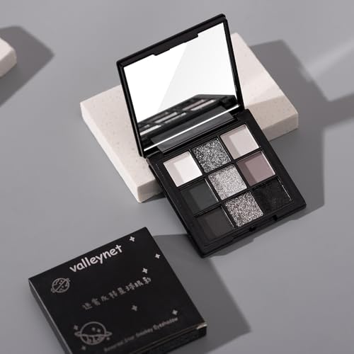 BAISEN DIARY 9-Color Smokey Eyeshadow Palette - Waterproof & Blendable