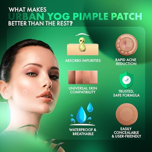 Urban Yog Acne Pimple Patch - 72 Hydrocolloid Stickers