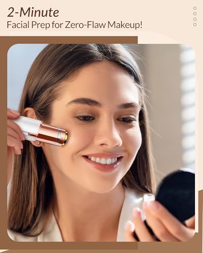 Painless Rechargeable Facial Hair Remover for Women - Electric Face Shaver