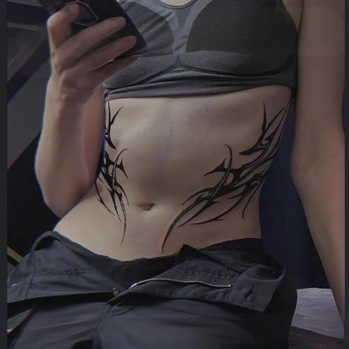 Fake Dragon Sleeve Tattoo Stickers for Women Temporary Long Lasting Temp Dragon Temporary Tattoos for Adults (TS158)