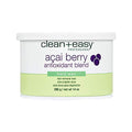 Clean + Easy Acai Berry Hard Wax for Hair Removal ? Non-Strip, Depilatory Wax for Painless Full Body, Face, Bikini Brazilian Waxing, Removes Fine to Coarse Hair, 14 oz