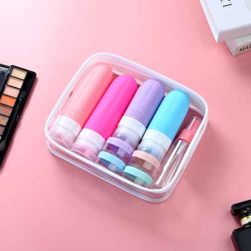 Gemice 16 Pack Travel Size Bottles, TSA Approved Leakproof Travel Containers for Toiletries, Silicone Refillable Travel Essentials Accessories with Travel Bag for Shampoo Conditioner
