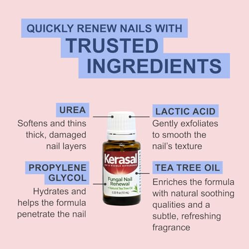 Kerasal Nail Repair Solution with Tea Tree Oil, 0.33 Oz
