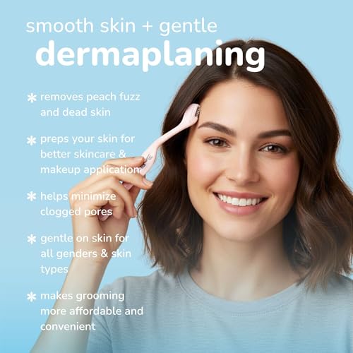 The Crème Shop Ultra Fine Dermaplane Razor Pack of 6 for Facial Hair Removal