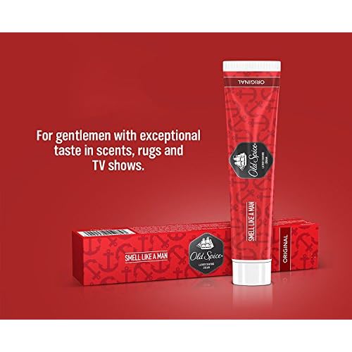 1 Original Old Spice Lather Shaving Cream Tube 70gms