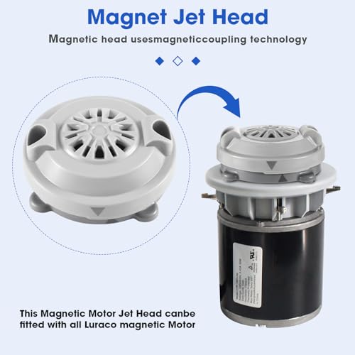 Pipeless Magnetic Jet Head Motor for Pedicure Spa Chair