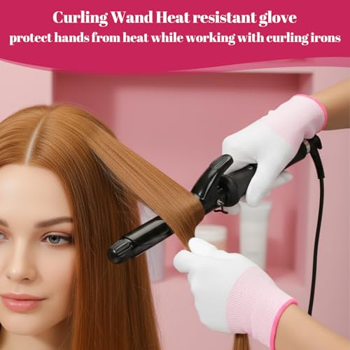 Heat Resistant Gloves for Hair Styling – 4 Pairs