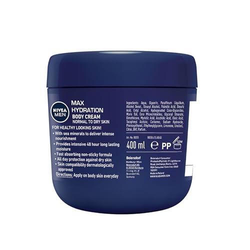 Nivea Men Max Hydration Body Cream 13.5 oz