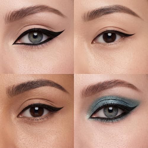Foleto Waterproof Black Eyeliner Pencil with Built-In Sharpener - Long Lasting & Smudge Proof