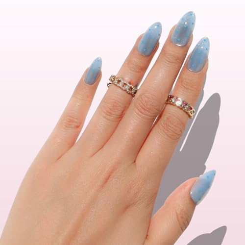 Nail Reformation Press On Nails Blue Moon 30 Pc Kit