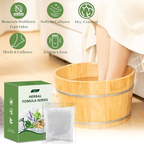 MR.A Epsom Salt Foot Soak with Tea Tree & Lavender Oils - Spa Pedicure for Calluses & Odor