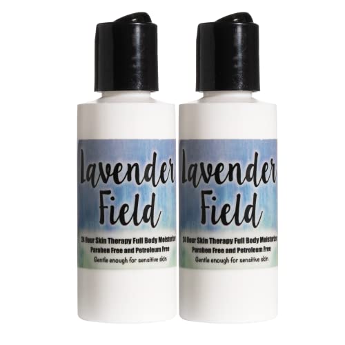 The Lotion Company 24 Hour Skin Therapy Lotion, Lavender Field, 2 Fl Oz, 2 Count