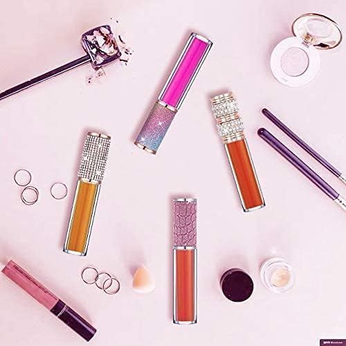 AMORIX 6pcs 5ml Empty Lip Gloss Tubes with Rhinestone Wands
