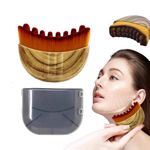 Lymphatic Contour Face Brush - Soft Drainage Massager for Puffiness - Style A