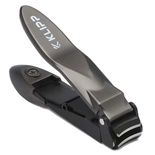 Heavy Duty Nail Clippers with Catcher for Men - Ergonomic Design