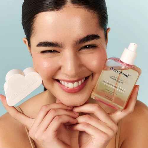dearcloud Pore Detox Cleansing Oil ? Korean Cleansing Oil Makeup Remover for Face with Cica and Vitamin E (5 fl oz)