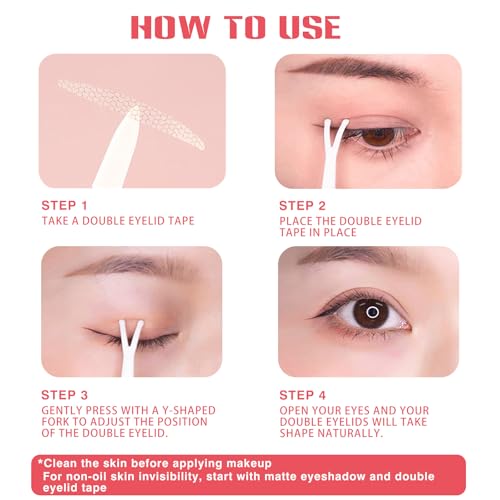 Invisible Eyelid Tape - 632 Pcs Ultra-Thin Double Eyelid Lifter Strips
