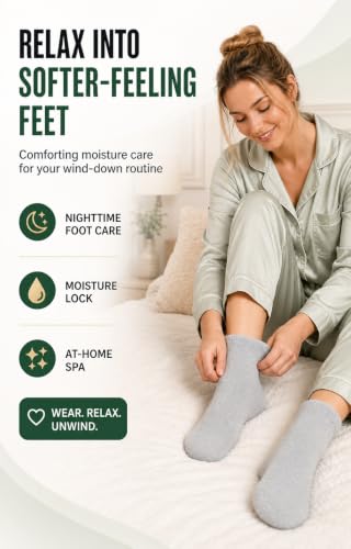 Moisturizing Socks for Dry Cracked Feet - Spa Quality Care