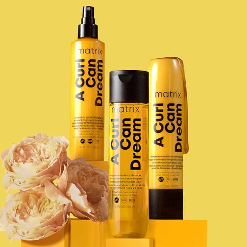 Matrix A Curl Can Dream Weightless Moisture Conditioner For Wavy Hair - Moisturizes and Defines Waves with All Day Frizz Control, With Manuka Honey Extract, Silicone-Free