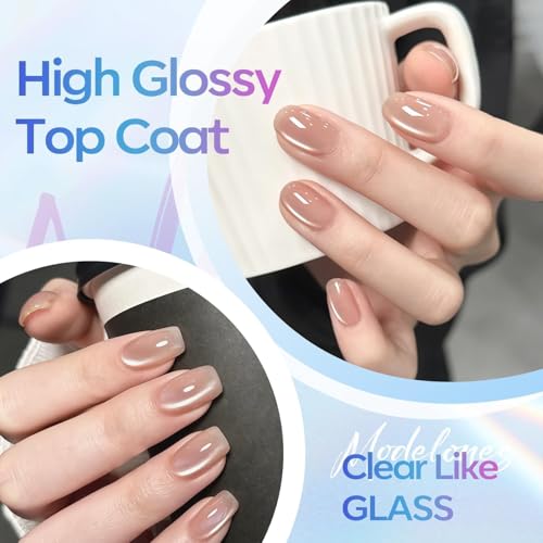 Modelones 15ml No Wipe Gel Top Coat - High Gloss Nail Polish